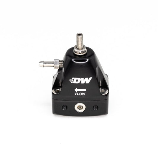 DeatschWerks - DeatschWerks DWR1000iL In-Line Adjustable Fuel Pressure Regulator - Black - Demon Performance
