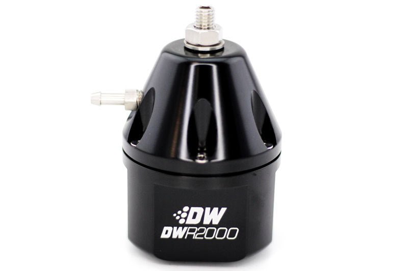 DeatschWerks - DeatschWerks DWR2000 Adjustable Fuel Pressure Regulator - Black - Demon Performance