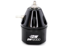 DeatschWerks - DeatschWerks DWR2000 Adjustable Fuel Pressure Regulator - Black - Demon Performance