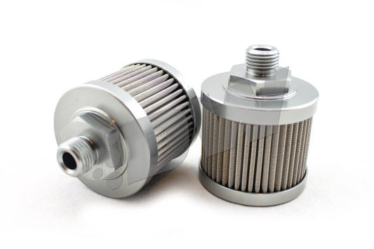 DeatschWerks - DeatschWerks Stainless Steel 6AN 100 Micron Universal Fuel Pump Pre-Filter - Demon Performance