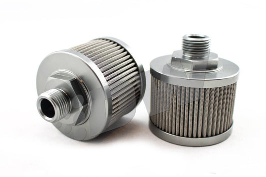 DeatschWerks - DeatschWerks Stainless Steel 8AN 100 Micron Universal Fuel Pump Pre-Filter - Demon Performance