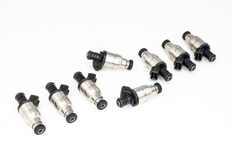 DeatschWerks - DeatschWerks Universal 1800cc Low Impedance 14mm Upper Injector - Set of 8 - Demon Performance