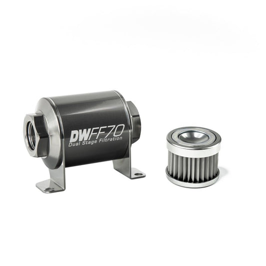DeatschWerks - DeatschWerks Universal Spin-On Filter Kit 5 Micron E85 compatible - Demon Performance
