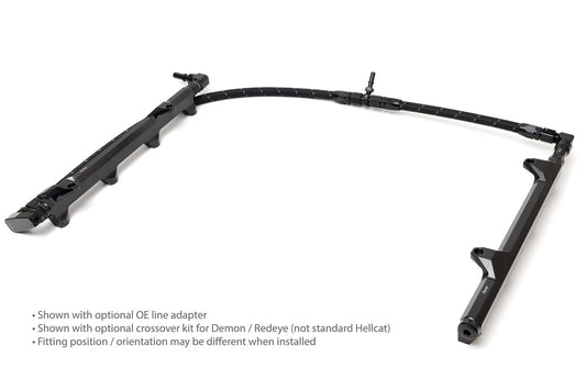 Fore Innovations - Demon/Redeye Fuel Rail Crossover and OE Line Adapter Kit - Demon Performance