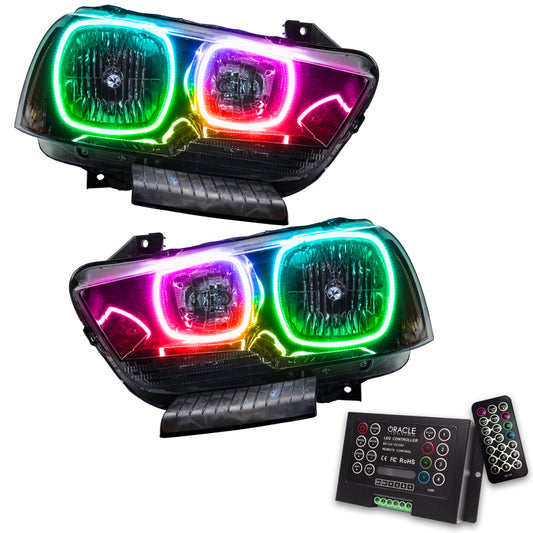 Oracle 11-14 Dodge Charger SMD HL (Non-HID) - ColorSHIFT w/ 2.0 Controller SPECIAL ORDER NO CANCEL