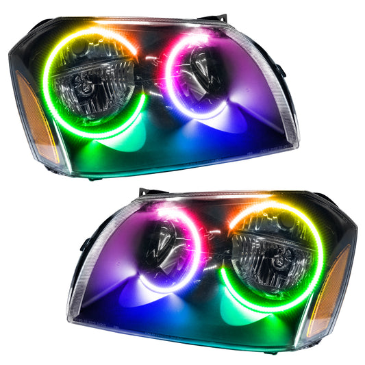 Oracle 05-07 Dodge Magnum SMD HL - Black - ColorSHIFT w/ 2.0 Controller