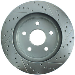 StopTech Select Sport 04-09 Dodge Durango / 02-05 Ram 1500 Slotted and Drilled Right Front Rotor