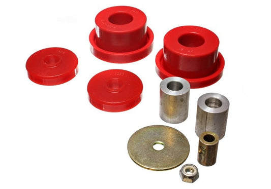 Energy Suspension - Energy Suspension 08-10 Chrysler Challenger/07-10 Charger RWD Red Rear Diff Mount Bushing Set - Demon Performance