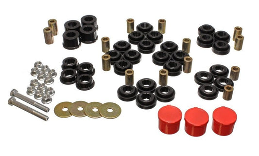 Energy Suspension - Energy Suspension Chrysler/Dodge Red Rear End Control Arm Bushing Set (Non SRT Models) - Demon Performance