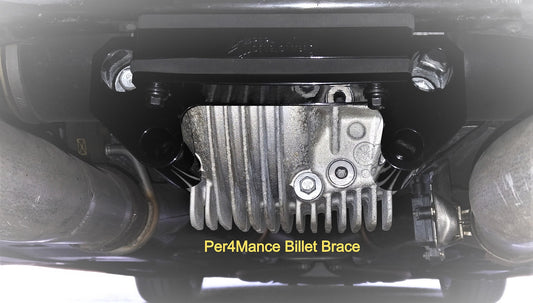 Per4Mance Billet Differential Brace: 2015-newer V8 Chargers/Challengers/300 RWD