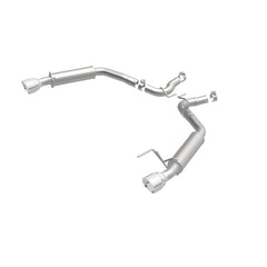 MagnaFlow Axle Back, SS, 2.5in, Competition, Dual Split Polish 4.5in Tip 2015 Ford Mustang Ecoboost