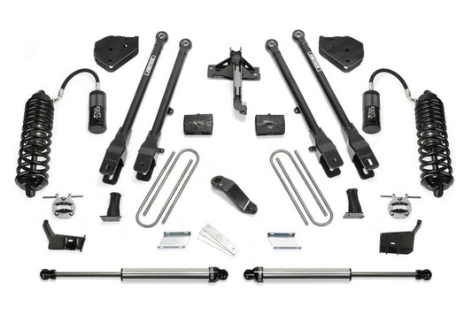 Fabtech - Fabtech 17 Ford F450/F550 4WD Diesel 6in 4Link Sys w/4.0 & 2.25 Dl - Demon Performance