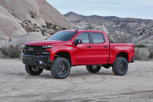 Fabtech - Fabtech 19-20 GM C/K1500 P/U w/Trail Boss/At4 Pkg 4in Basic Sys w/Perf Shks - Demon Performance