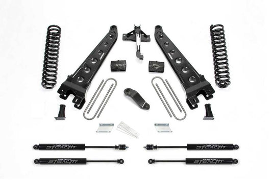 Fabtech - Fabtech 2017 Ford F450/F550 4WD Diesel 6in Rad Arm Sys w/Coils & Stealth - Demon Performance
