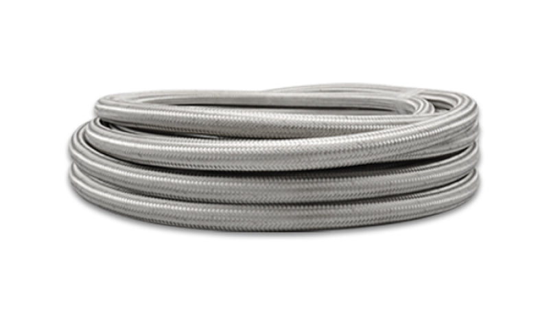 Vibrant SS Braided Flex Hose with PTFE Liner -10 AN (10 foot roll)
