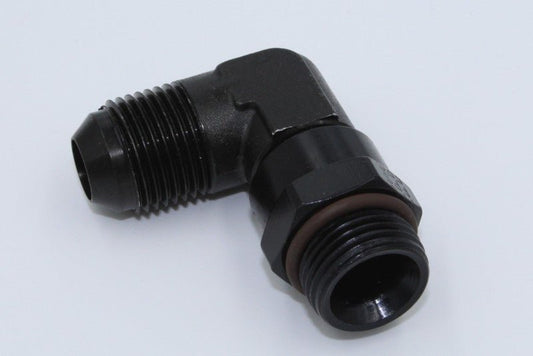 Fragola - Fragola -10AN x 16mm 90 Degree Swivel - Black - Demon Performance
