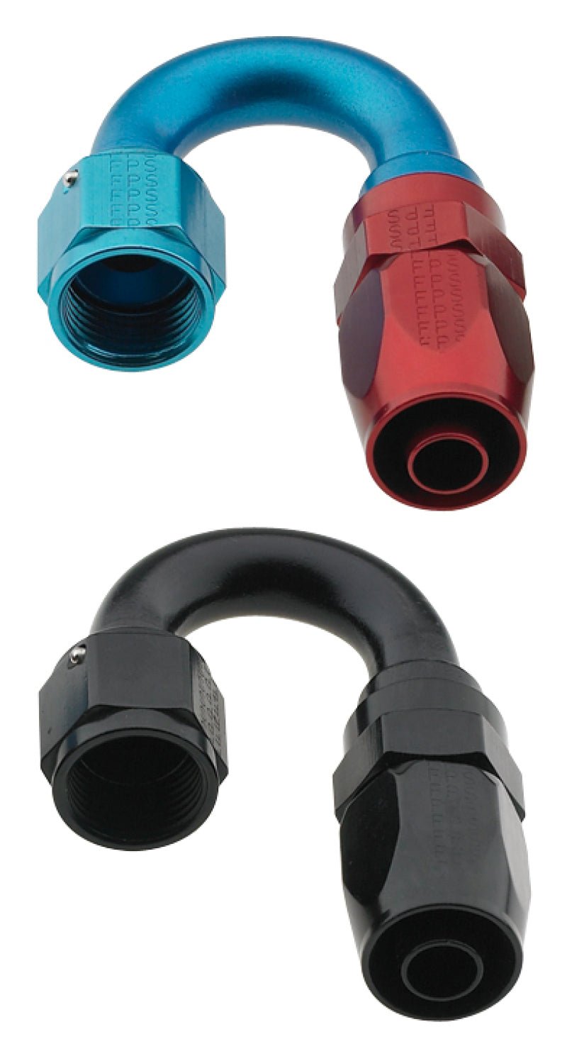 Fragola - Fragola -10AN x 180 Degree Pro-Flow Hose End - Black - Demon Performance