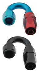 Fragola - Fragola -10AN x 180 Degree Pro-Flow Hose End - Black - Demon Performance