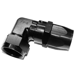 Fragola - Fragola -20AN x 90 Degree Low Profile Forged Hose End - Black - Demon Performance