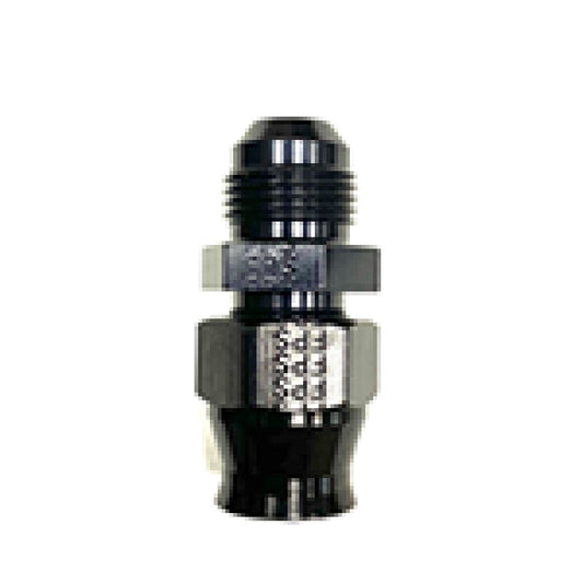 Fragola - Fragola -6AN Male x 3/8in Tube AN Adapter Fitting Black - Demon Performance