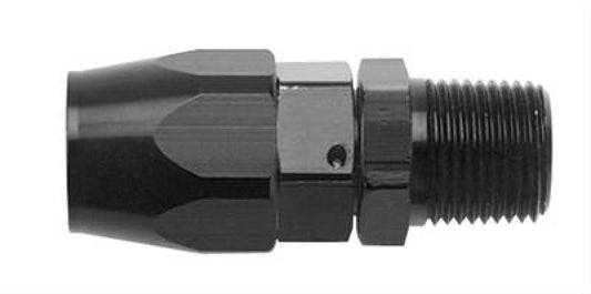 Fragola - Fragola -6AN Straight Hose End x 1/4 NPT - Black - Demon Performance
