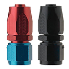 Fragola - Fragola -6AN Straight Pro-Flow Hose End - Black - Demon Performance