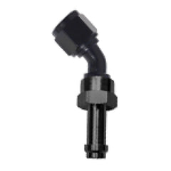 Fragola - Fragola -8AN 45 Degree EZ Street Hose End Black - Demon Performance