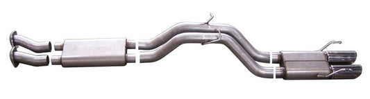 Gibson - Gibson 06-10 Jeep Grand Cherokee SRT8 6.1L 3in Cat-Back Dual Exhaust - Stainless - Demon Performance