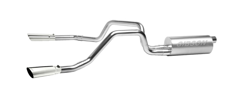 Gibson - Gibson 09-10 Dodge Ram 1500 SLT 4.7L 2.25in Cat-Back Dual Split Exhaust - Aluminized - Demon Performance