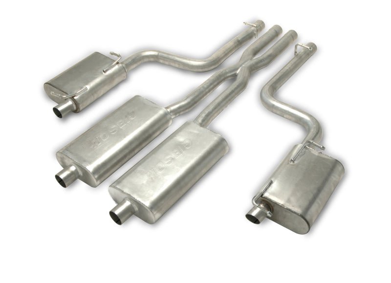 Gibson - Gibson 11-14 Dodge Charger R/T 5.7L 2.5in Cat-Back Dual Exhaust - Stainless - Demon Performance