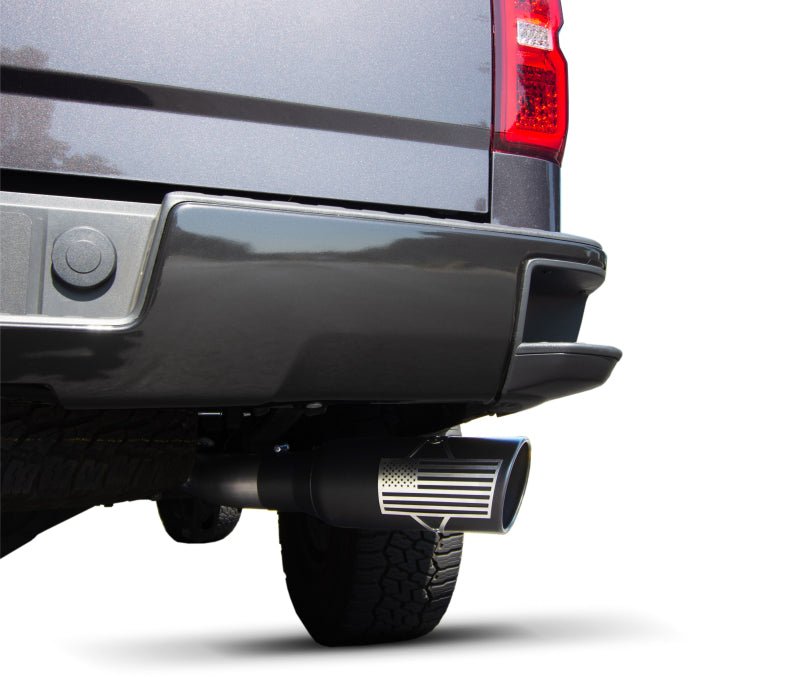 Gibson - Gibson 11-18 Ram 1500 Big Horn 5.7L 3in/4in Patriot Series Cat-Back Single Exhaust - Stainless - Demon Performance