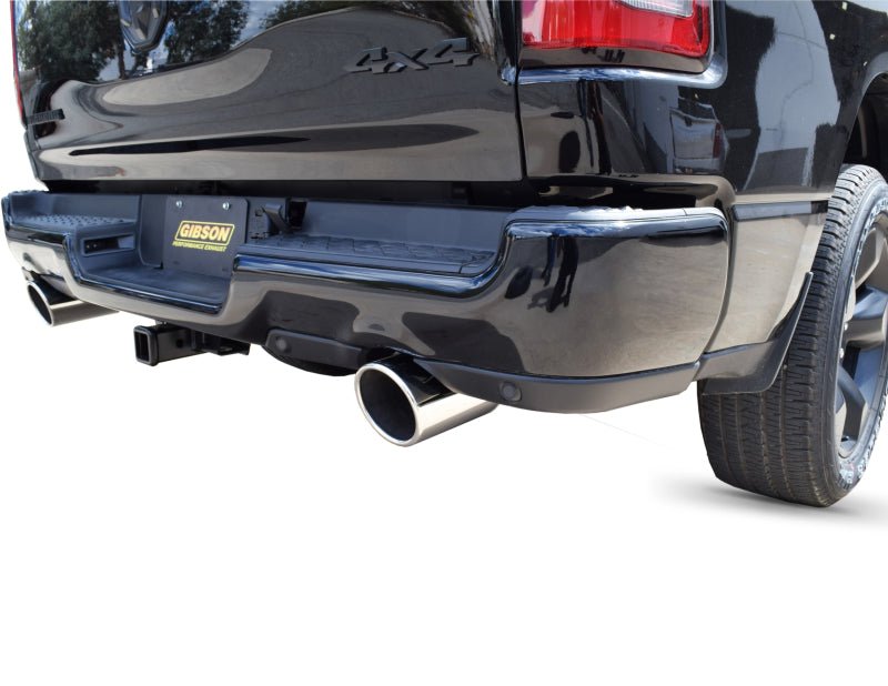 Gibson - Gibson 2019 Ram 1500 Big Horn 5.7L 2.5in Cat-Back Dual Split Exhaust - Stainless - Demon Performance