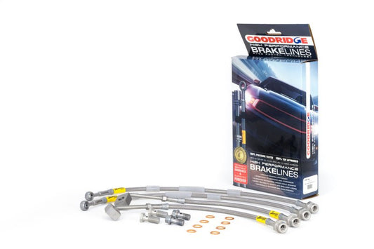 Goodridge - Goodridge 11-15 Jeep Grand Cherokee (Non SRT 8) / 11-15 Dodge Durango (All Models) SS Brake Lines - Demon Performance