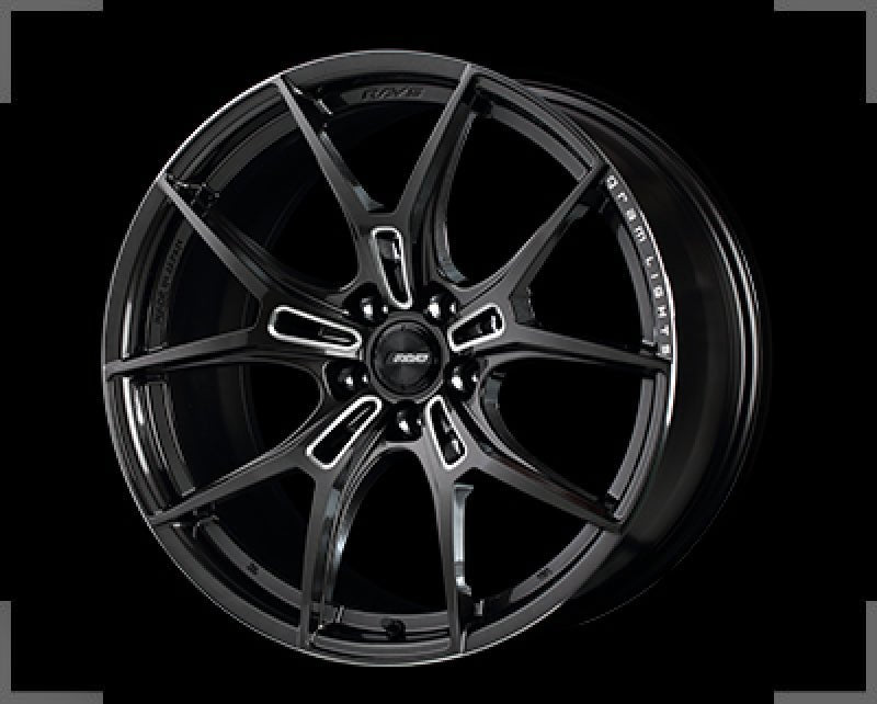 Gram Lights - Gram Lights 57FXZ 19x9.5 +25 5-112 Super Dark Gunmetal & Machining Rim Edge DC Wheel - Demon Performance