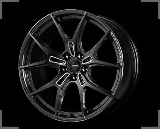 Gram Lights - Gram Lights 57FXZ 20x10.5 +20 5-114.3 Super Dark Gunmetal & Machining Rim Edge DC Wheel - Demon Performance