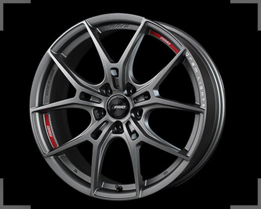 Gram Lights - Gram Lights 57FXZ Overseas 19x9.5 +25 5-112 Matte Graphite w/Machining Wheel - Demon Performance