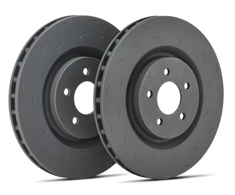Hawk Performance - Hawk Talon 03 - 07 Infiniti G35 / 03 - 09 Nissan 350Z Slotted - Only Vented 12.68 in Rear Brake Rotor Set - Demon Performance