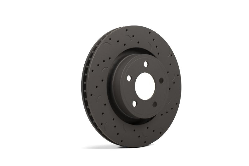Hawk Performance - Hawk Talon 2007 Chrysler Aspen Drilled and Slotted Rear Brake Rotor Set - Demon Performance