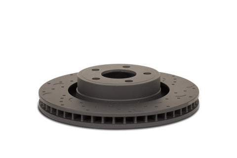 Hawk Performance - Hawk Talon 2010 Chrysler 300 C RWD / w/Vented Rear Discs Drilled and Slotted Rear Brake Rotor Set - Demon Performance