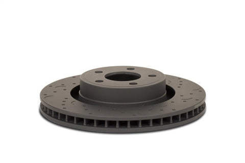 Hawk Performance - Hawk Talon 2010 Chrysler 300 C RWD / w/Vented Rear Discs Drilled and Slotted Rear Brake Rotor Set - Demon Performance