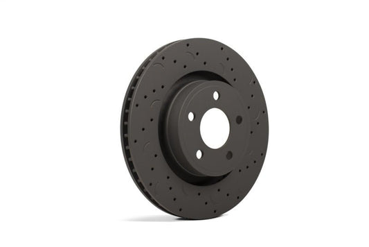 Hawk Performance - Hawk Talon 2011 Dodge Durango 330mm Front Disc Drilled and Slotted Front Brake Rotor Set - Demon Performance