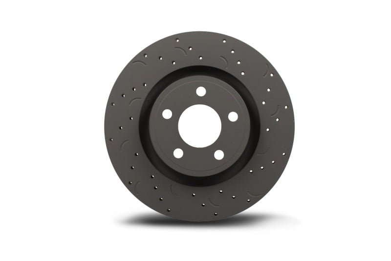 Hawk Performance - Hawk Talon 2011 Dodge Durango 330mm Front Disc Drilled and Slotted Front Brake Rotor Set - Demon Performance