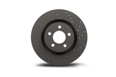 Hawk Performance - Hawk Talon 2011 Dodge Durango 330mm Front Disc Drilled and Slotted Front Brake Rotor Set - Demon Performance
