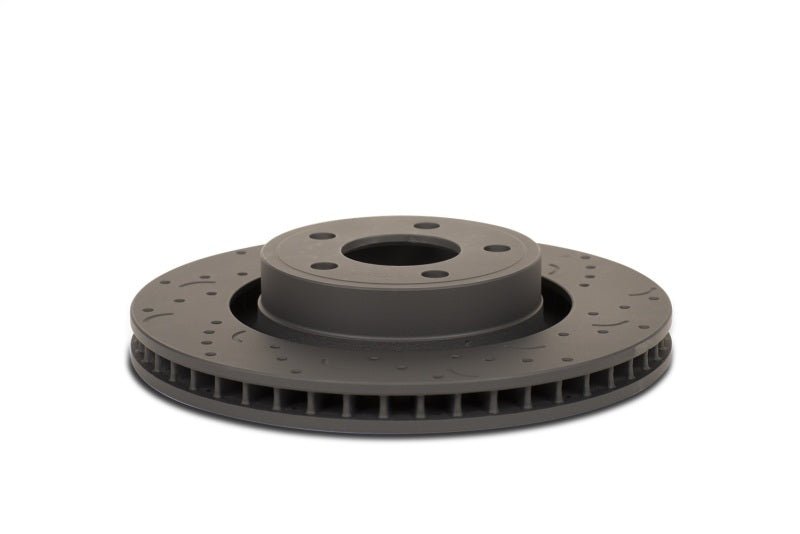 Hawk Performance - Hawk Talon 2011 Dodge Durango 330mm Front Disc Drilled and Slotted Front Brake Rotor Set - Demon Performance