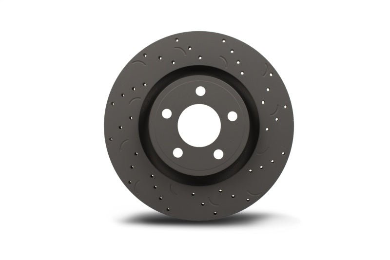Hawk Performance - Hawk Talon 2011 Dodge Durango 330mm Front Disc Drilled and Slotted Front Brake Rotor Set - Demon Performance