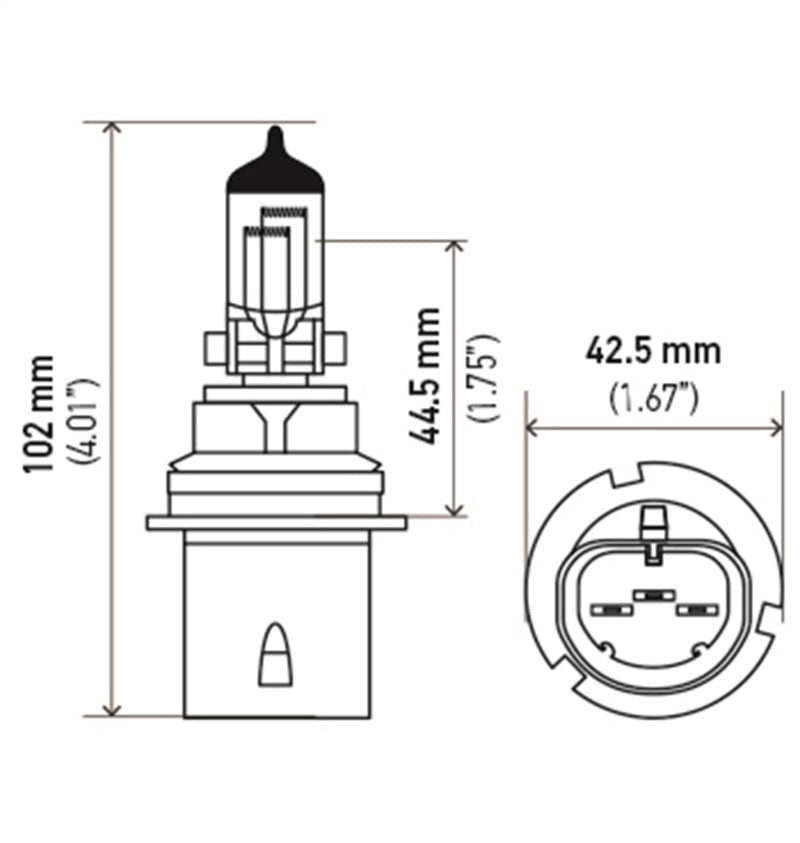 Hella - Hella Bulb 9004/Hb1 12V 65/45W P29T Longlife - Demon Performance
