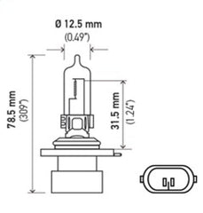 Hella - Hella Bulb 9005Xs/Hb3A 12V 65W P20D T4 - Demon Performance