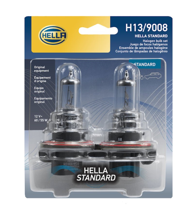 Hella - Hella Bulb H13 12V 60/55W P264T T4 (2) - Demon Performance
