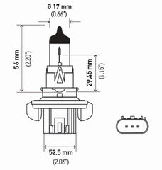 Hella - Hella Bulb H13 12V 60/55W P264T T4 Sb - Demon Performance