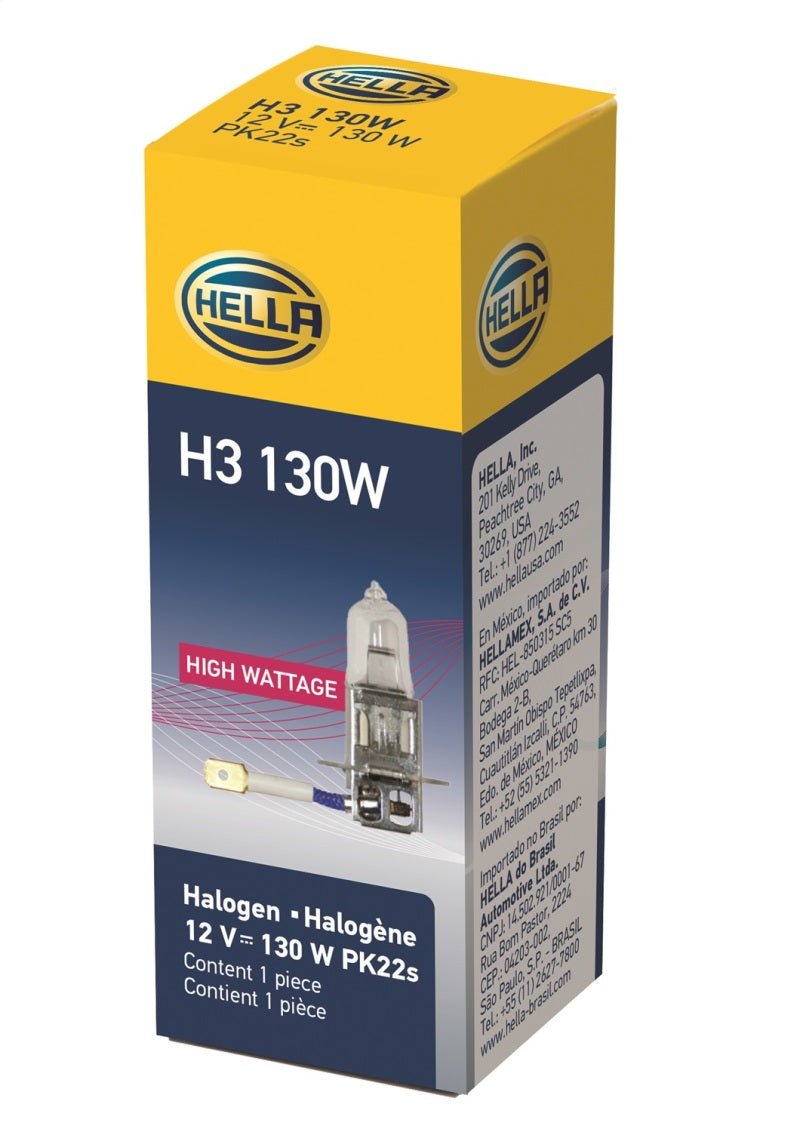Hella - Hella BULB H3 12V 130W PK22s T3.25 - Demon Performance